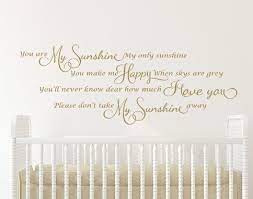 My Sunshine Wall Decal Sticker