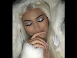kylie jenner snow princess makeup