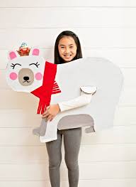 This costume takes no time at all and packs quite the cute punch. Diy Cardboard Polar Bear And Penguin Costumes Hello Wonderful