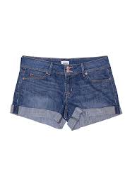 Details About Hudson Jeans Women Blue Denim Shorts 28 Plus