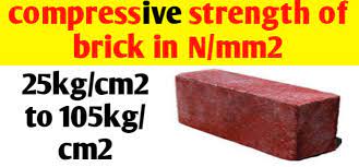compressive strength of brick in n mm2