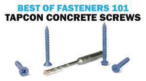All About Tapcon Masonry Concrete Screws | Fasteners 101 - YouTube