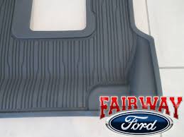 genuine ford black 3rd row floor mat