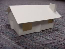 5th Grade Forms 3d House Out Of 2d Paper