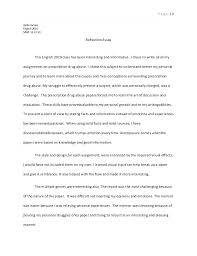 Example Of An Reflective Essay Examples Reflection Essays Reflective