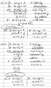 College Algebra Homework Problems