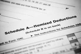 itemize deductions under new tax