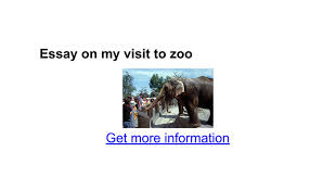 essay on visit to zoo in urdu language to learn