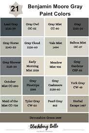 21 benjamin moore gray paint colors you