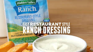 easy restaurant style ranch you