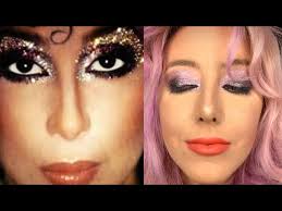 cher disco queen makeup 70s glitter