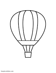 hot air balloon templates