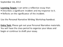 Download Writing Reflective Essay Examples   haadyaooverbayresort com