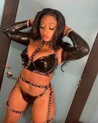 Megan Thee Stallion Teases Fans In Tiny Dominatrix Suit & Insane Body  Chains - The Blast