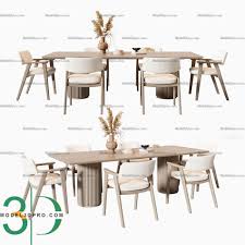 model 3d table and chair 3d models