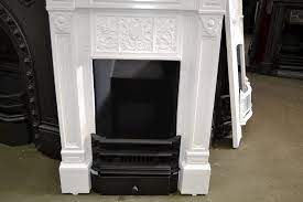 Victorian Cast Iron Fireplace Painted