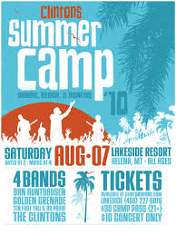 Clintons Summer Camp Poster Poster Summer Concert