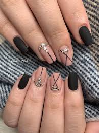 40 simple and edgy black nails ideas