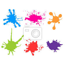 Vector Color Paint Splatter Paint