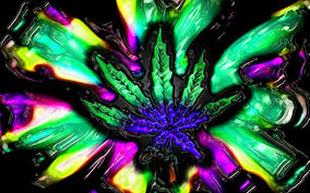 3d trippy weed live wallpaper
