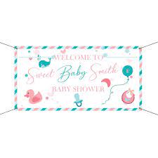 custom baby shower banners signs for