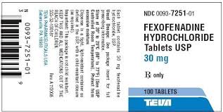 fexofenadine package insert