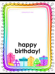 Birthday Card Gifts On White Background Half Fold