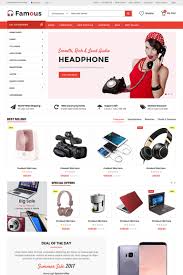 Famous Electronics Store Html5 Website Template