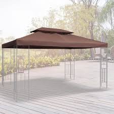Replacement Gazebo Cover Brown 3 X 4m