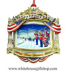 He was in office at the time of the lighting of the first national christmas tree on the ellipse, south of the white house. 2010 White House Historical Ornament William Mckinley