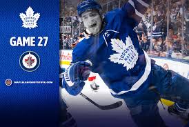 You are watching jets vs maple leafs game in hd directly from the bell mts place, winnipeg, canada, streaming live for your computer, mobile and. Toronto Maple Leafs Vs Winnipeg Jets Game 27 Preview Projected Lines Tv Info Maple Leafs Hotstove