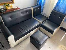 leather small sofa set furniture