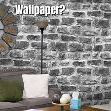 Cement Brick Wallpaper Looks Like