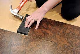 how to install a cork floor young