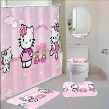 Hello Kitty Pink White Bathroom
