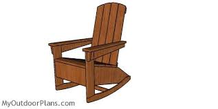 Adirondack Rocking Chair Plans