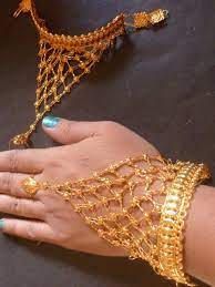 22k gold plated indian one ring two
