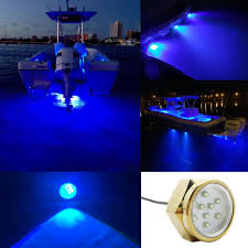 Other Wakeboarding Waterskiing Sporting Goods Swimming Diving 1 2 Npt White Us Cree Led 3x3w Boat Drain Plug Light Fishing