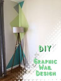 Easy Graphic Wall Design Diy With Paint Tape In 2019