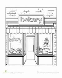 Click the baker coloring pages to view printable version or color it online (compatible with ipad and android tablets). Bakery Worksheet Education Com Coloring Pages House Colouring Pages Colouring Pages