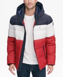 Mens Jackets Quilted Puffer Jacket