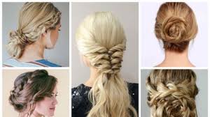 Long prom hair downdo with jumbo curls. Long Hair Updos 9 Of The Best Pinterest Tutorials Grazia