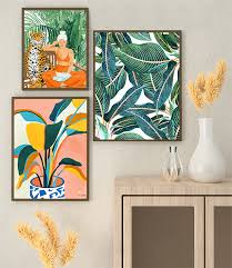 Banana Tree Art Canvas Print