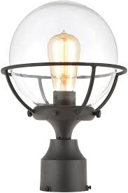 Girard Modern Charcoal Outdoor Lamp