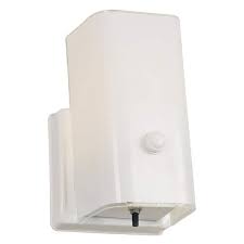Light White Sconce And Switch 501130