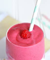 Raspberry Banana Layered Smoothie Dels Cooking Twist