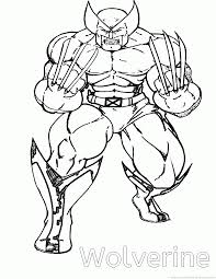 Free printable wolverine coloring pages for kids. X Men Coloring Pages