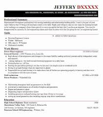 The cv template is a. Power Plant Engineer Resume Example Engineering Resumes Livecareer