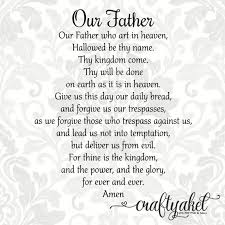 Our Father The Lord S Prayer Svg Pdf