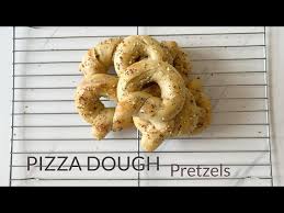 make pretzels with premade pizza dough